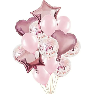Rose Gold Balloons Set
